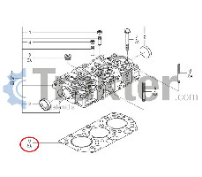 JUNTA DE CULATA ORIGINAL ISEKI 6211-141-007-40