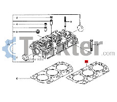 ZYLINDERKOPFDICHTUNG ORIGINAL ISEKI 6211-141-008-30