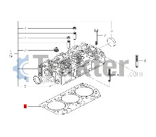 JUNTA DE CULATA ORIGINAL ISEKI 6211-141-024-40