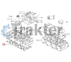 ZYLINDERKOPFDICHTUNG ORIGINAL ISEKI 6511-141-048-00 6211-141-044-00