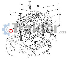 ΦΛΑΝΤΖΑ ΚΕΦΑΛΗΣ ORIGINAL KUBOTA 15296-03310 15241-03310