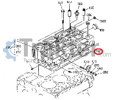ΦΛΑΝΤΖΑ ΚΕΦΑΛΗΣ ORIGINAL KUBOTA 16415-03310