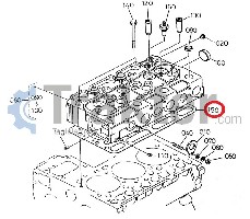 GUARNIZIONE TESTA CILINDRO ORIGINAL KUBOTA 16487-03310