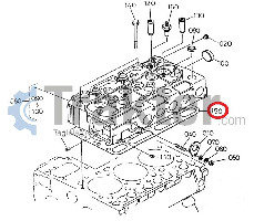 ΦΛΑΝΤΖΑ ΚΕΦΑΛΗΣ ORIGINAL KUBOTA 16487-03310