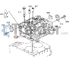ZYLINDERKOPFDICHTUNG ORIGINAL KUBOTA 16851-03312 1J090-03310