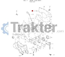GUARNIZIONE R PIASTRA ORIGINAL ISEKI 5650-040-821-60 56MM-408-216-00