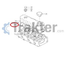 VENTILDECKELDICHTUNG GUMMI ORIGINAL ISEKI 6211-173-001-00
