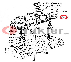 GASKET COVER VALVES ORIGINAL KUBOTA 15471-14520
