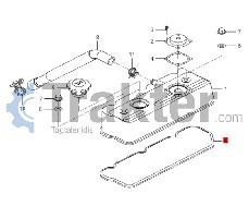 TESTA GUARNIZIONE COPERCHIO ORIGINAL ISEKI 6211-173-005-00