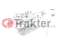 GUARNIZIONE TESTATA COPERCHIO ORIGINAL KUBOTA 1g911-14520 1g911-14523