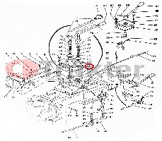FLANGIA LEVA MARCIA ORIGINAL KUBOTA 32448-99040 34150-23721