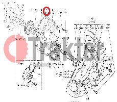 GUARNIZIONE INGRANAGGIO ORIGINAL KUBOTA 66406-12630 66406-12632 67910-12630 66621-12630