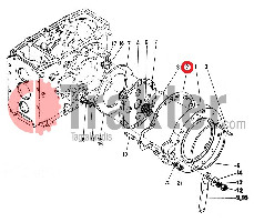 ΦΛΑΝΤΖΑ ΜΕΙΩΤΗΡΑ ΠΙΣΩ ΜΕΣΑ ORIGINAL KUBOTA 32425-28160 37150-28161