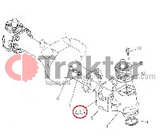 GUARNIZIONE TESTA RUOTA 0,3 ORIGINAL KUBOTA 67121-56230