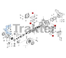 SPESSORE GUARNIZIONE DIFFERENZIALE ANTERIORE 0.1 ORIGINAL ISEKI 1488-411-005-00