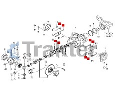 SPESSORE GUARNIZIONE DIFFERENZIALE ANTERIORE 0.2 ORIGINAL ISEKI 1488-411-004-00