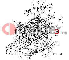 ZYLINDERKOPFDICHTUNG ORIGINAL KUBOTA 15301-03320