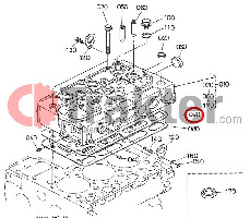 GASKET SHIM CYLINDER HEAD ORIGINAL KUBOTA 15321-03320