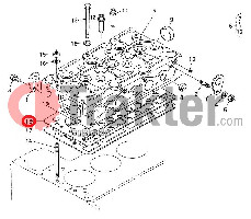 GUARNIZIONE RONDELLA TESTA CILINDRO ORIGINAL KUBOTA 15531-03320