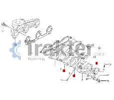 GASKET INLET VALVE ORIGINAL ISEKI 6509-637-015-00 6509-630-005-00