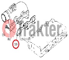 FLANGIA INGRESSO MULTIPLO 17331-11820 OEM 17326-11820 OEM 1a021-11822 OEM