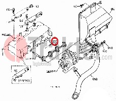 AUSPUFFKRÜMMER DICHTUNG ORIGINAL KUBOTA 37560-12360 16271-12360