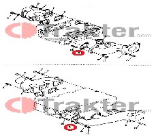 GUARNIZIONE MARMITTA DI SCARICO 15263-12360 OEM 15262-12360 OEM 15261-12362 OEM 15261-12360 OEM