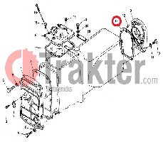 FLANGIA PTO ORIGINAL KUBOTA 66385-12220 67111-12220