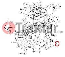 GUARNIZIONE CAMBIO DIFFERENZIALE ORIGINAL KUBOTA 32448-99030 34150-14140