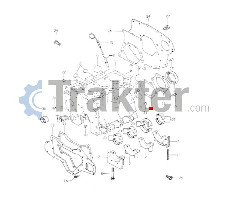 GASKET CRANKSHAFT MIRROR REAR ORIGINAL ISEKI 5650-040-820-50 560A-070-010-10