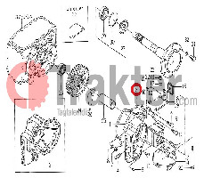 GUARNIZIONE SCATOLA ALBERO ORIGINAL ISEKI 1550-306-003-00