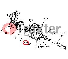 GASKET AXLE CASE ORIGINAL KUBOTA 66591-11240 66905-11242