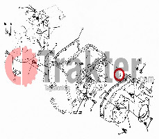 ΦΛΑΝΤΖΑ ΧΩΝΙΟΥ ΤΡΟΧΟΥ ORIGINAL KUBOTA 66385-12752 67111-12750 66385-12750