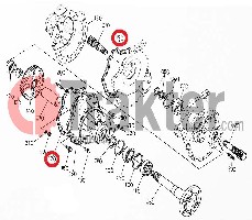 GUARNIZIONE SCATOLA ALBERO 31341-27350 OEM 32330-27350 OEM