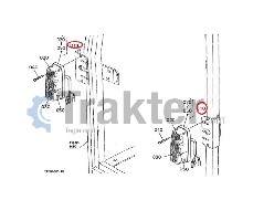 FLASH LUCI BARRA DI SICUREZZA ORIGINAL KUBOTA t1370-30034