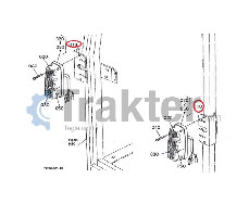 FLASH LUCI BARRA DI SICUREZZA ORIGINAL KUBOTA t1370-30034