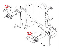 BLINKLEUCHTE SICHERHEITSBÜGEL ORIGINAL KUBOTA 6a700-30110