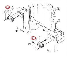 FLASH BARRA DI SICUREZZA ORIGINAL KUBOTA 6a700-30110