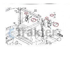 HINTERER BLINKER ORIGINAL KUBOTA t1270-30023