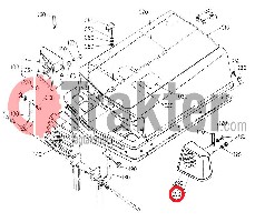 LUCI SINISTRA ORIGINAL KUBOTA 66416-54350 67156-54150