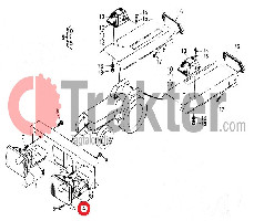 LEUCHTEN LINKS ORIGINAL KUBOTA 31351-33380