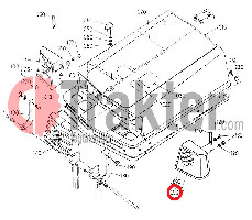 LEUCHTEN LINKS ORIGINAL KUBOTA 66416-54350 67156-54150