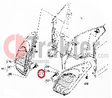 LUCI TESTA SINISTRA ORIGINAL KUBOTA t2250-30013