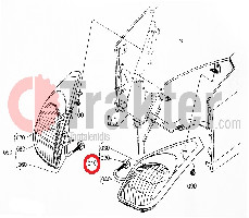 LEUCHTEN SCHEINWERFER LINKS ORIGINAL KUBOTA t2250-30013