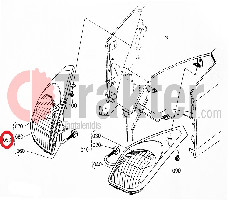 LEUCHTEN SCHEINWERFER RECHTS ORIGINAL KUBOTA t2250-30023