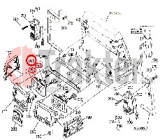 LÁMPARAS DE LUCES DERECHAS KUBOTA ORIGINAL 38150-33370