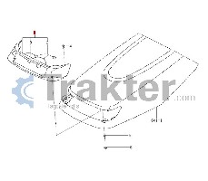 LUCI CON PORTALAMPADA ORIGINAL ISEKI 1703-650-200-10