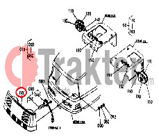 LUCI CON LAMPADE ORIGINAL KUBOTA 67980-53900