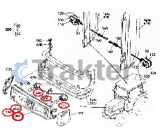 LEUCHTEN MIT SOCKEL ORIGINAL KUBOTA t0430-99100 t0430-30010