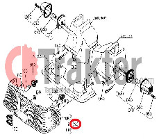 LUCI TESTA ORIGINAL KUBOTA 6a100-54130